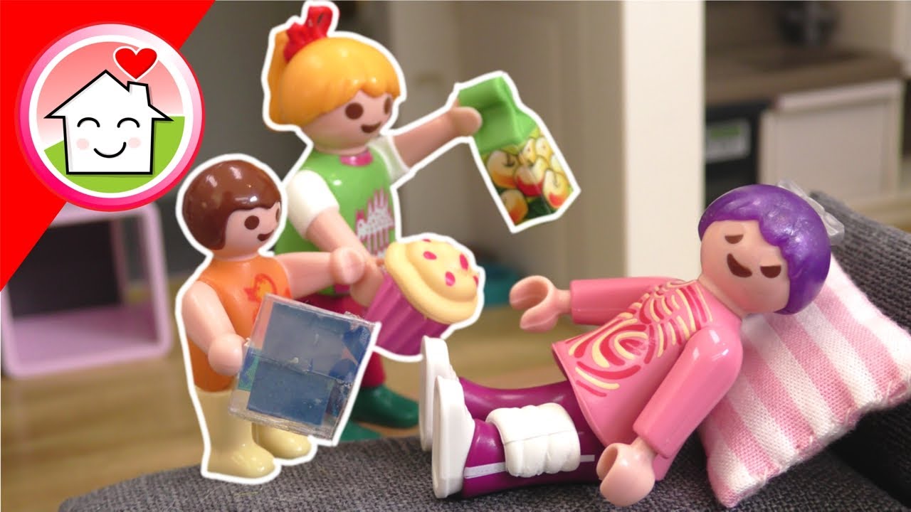 Playmobil Familie Hauser - Rosabella bei Familie Hauser - Geschichte mit Anna und Lena