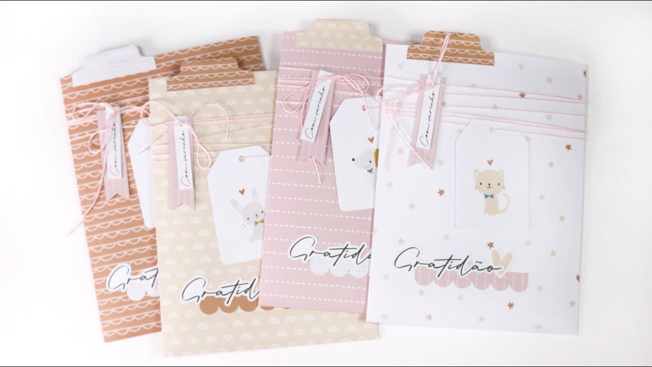 Como fazer um envelope tipo bolso para happy mail