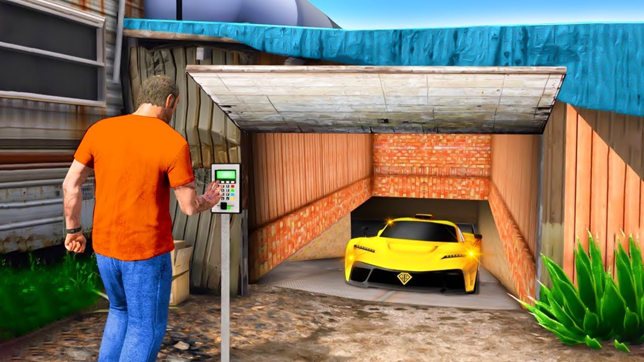 LE GARAGE SECRET DE TREVOR SUR GTA 5 !