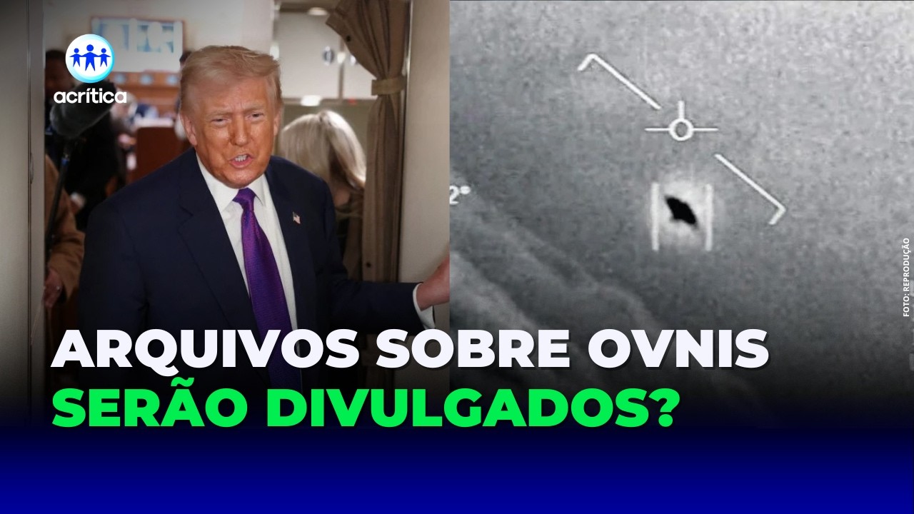 TRUMP MANDA PENTÁGONO TORNAR PÚBLICOS DOCUMENTOS SOBRE OVNIS