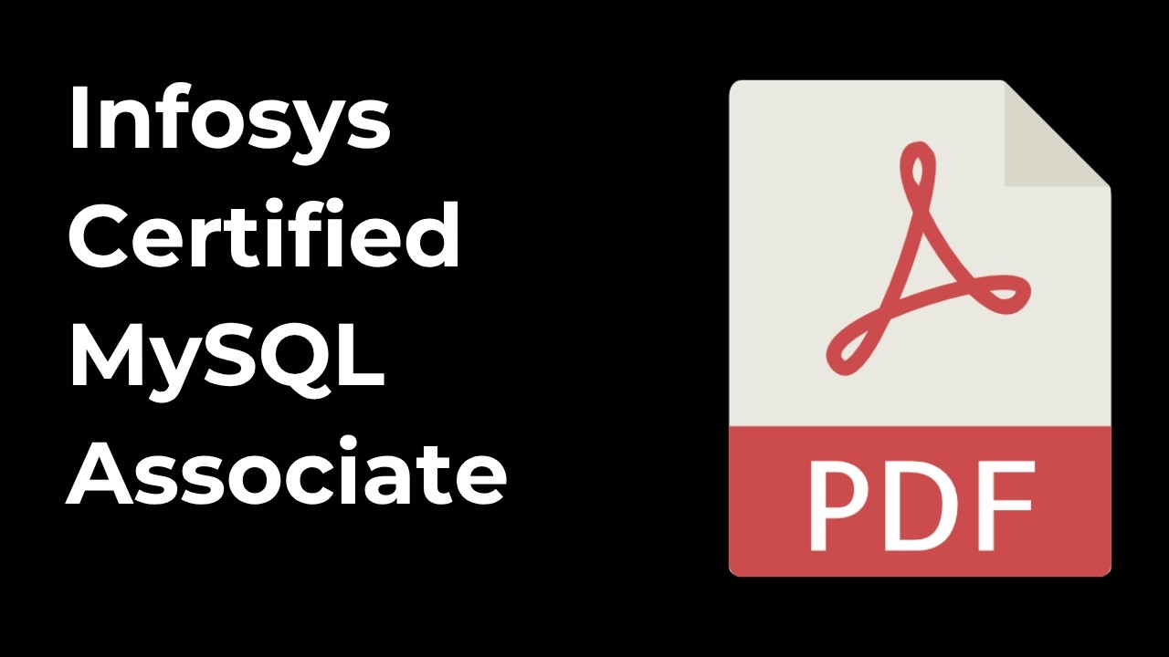 Infosys Certified MYSQL Associate PDF | Questions & Answers