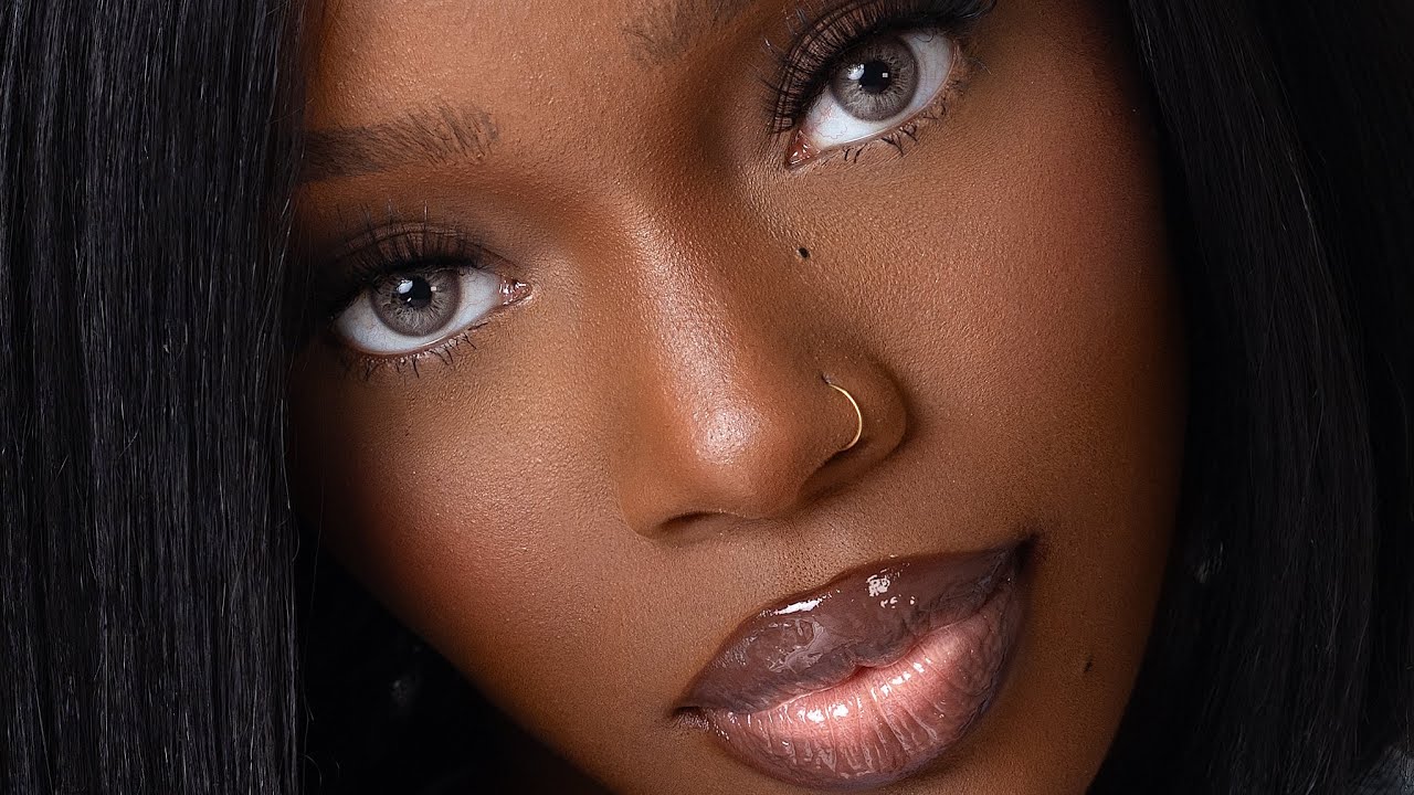 Colored Contact Lenses For Dark Brown Eyes x Dark Skin Ft MYEYEBB | Okemute Ugwuamaka