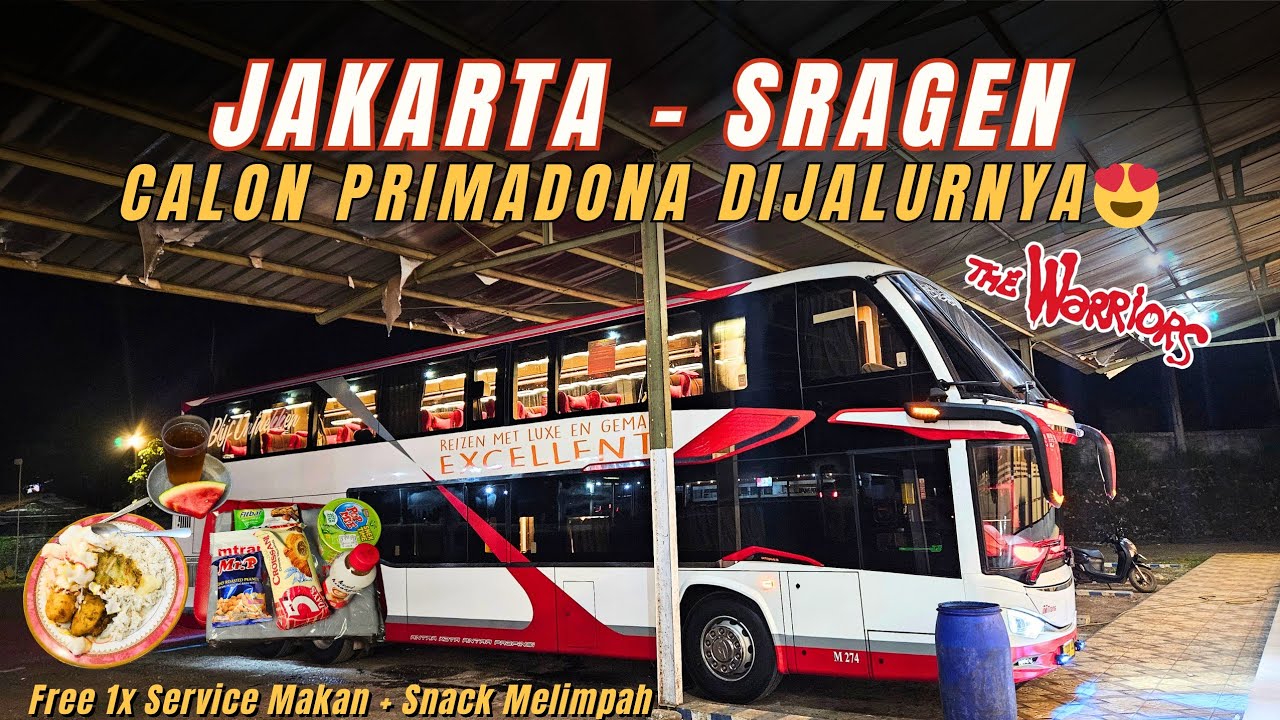 PRIMADONA DIJALURNYA 😍 TRIP M-TRANS THE WARIOR JAKARTA - SRAGEN | MOMEN LONG WEEKEND PNP FULL SEAT