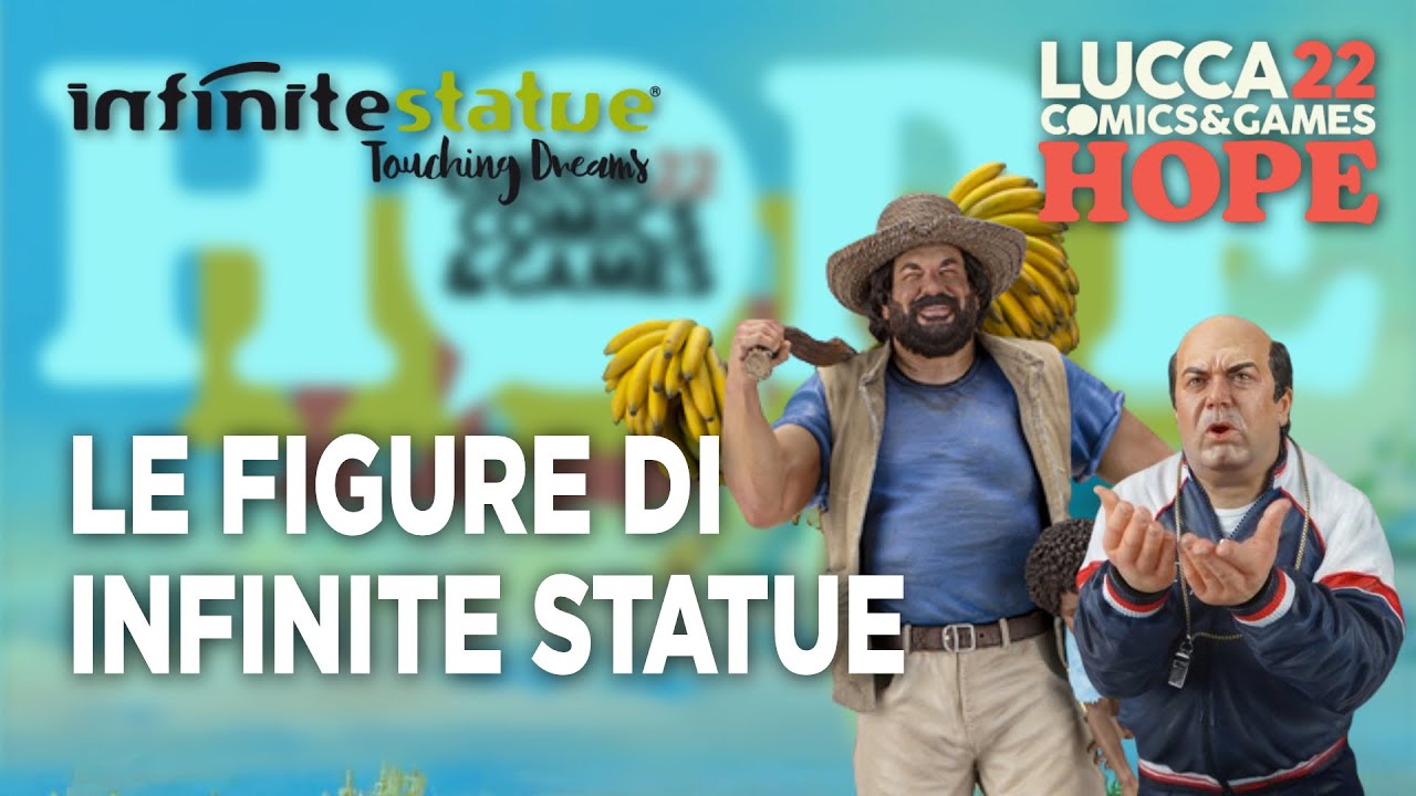 I PRODOTTI DI INFINITE STATUE PRESENTI A LUCCA COMICS AND GAMES