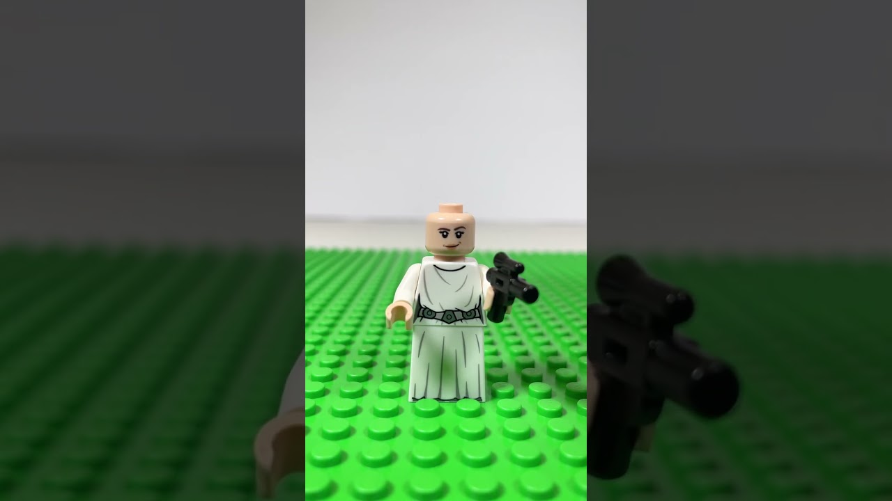 LEGO Princess Leia | Star Wars | Lego Minifigure #lego #starwars #shorts