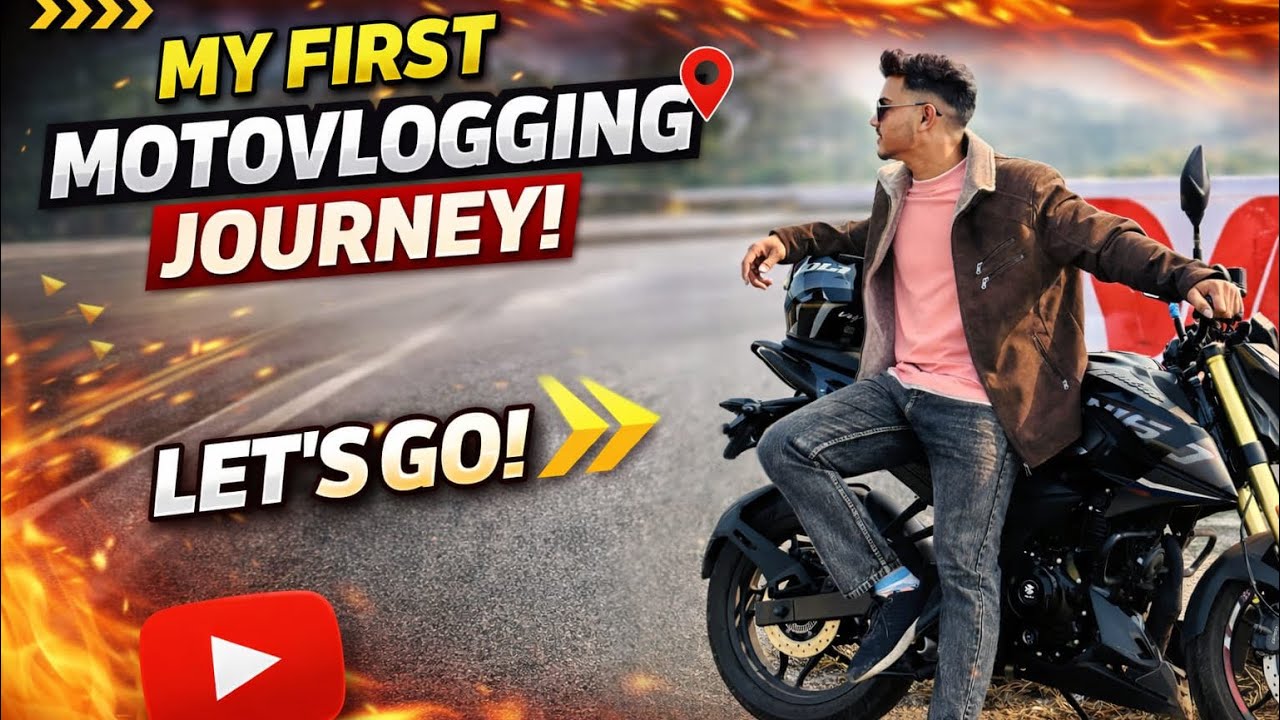 My First Motovlogging Journey (LET'S GO)