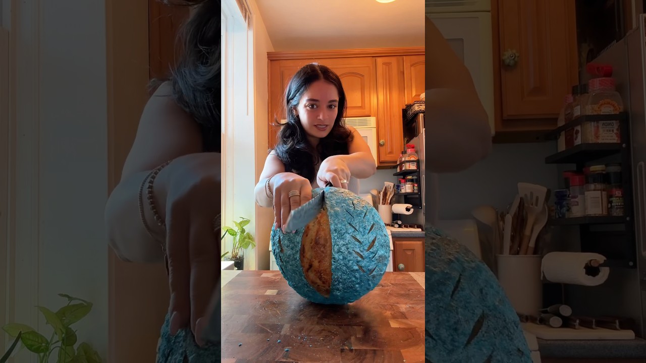 GLITTERY ELOISE REVEAL (accident) #sourdough