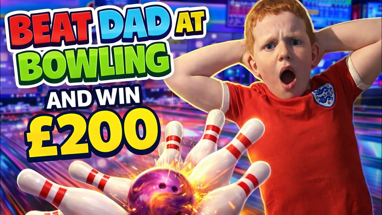 Can i BEAT My Dad at Bowling and Win £200?? 🎳💰