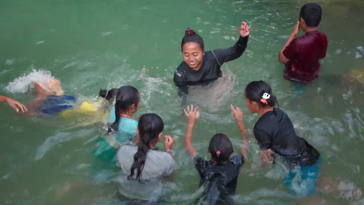 Swimdo satellite school at Sumba island