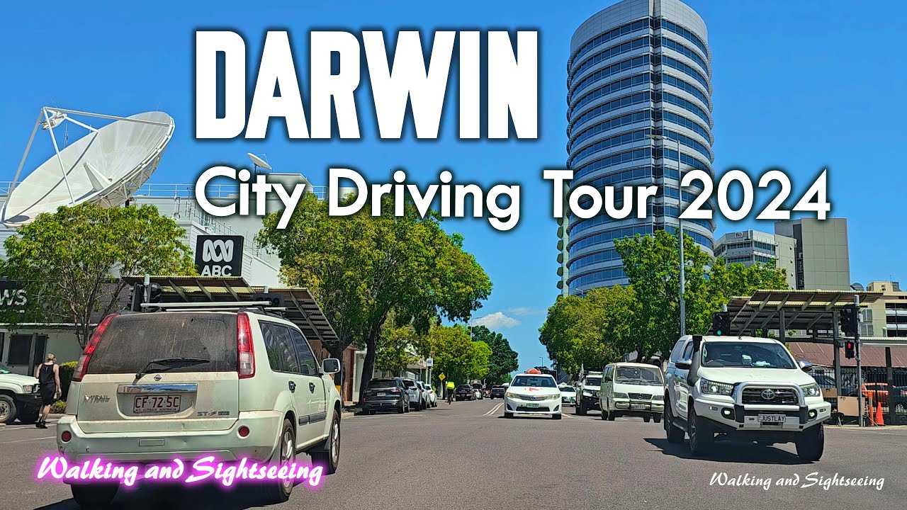DARWIN CITY DRIVING TOUR 2024 NORTHERN TERRITORY AUSTRALIA | EAST POINT to CITY CBD and WATERFRONT