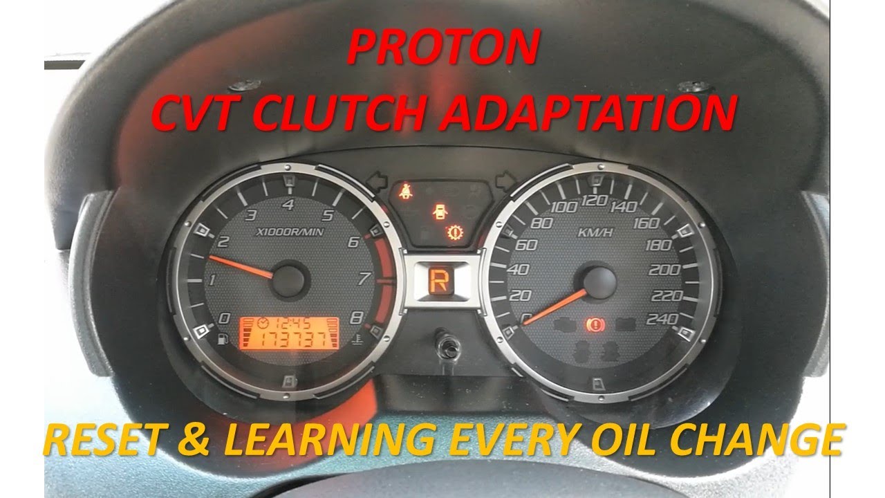 PROTON CVT CLUTCH ADAPTATION by LAUNCH X431 PAD3