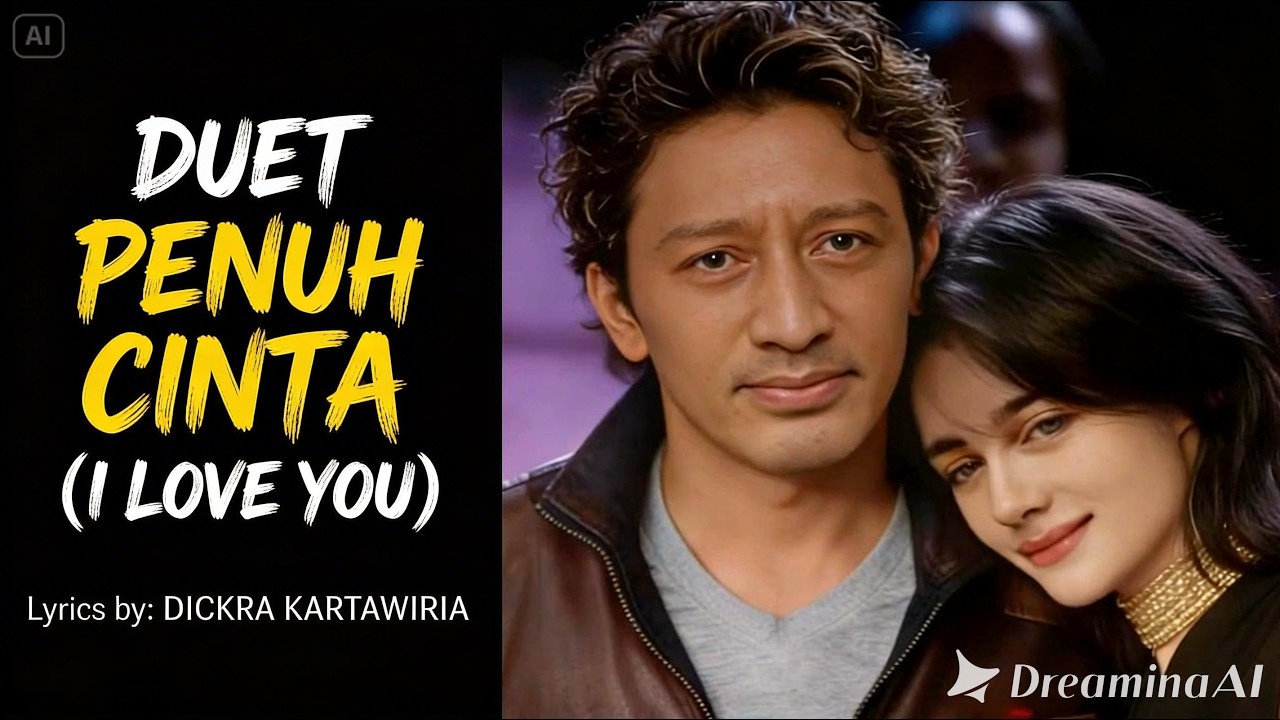 = DUET PENUH CINTA I LOVE YOU = Lyrics: DICKRA KARTAWIRIA #musik #musikindonesia #musica