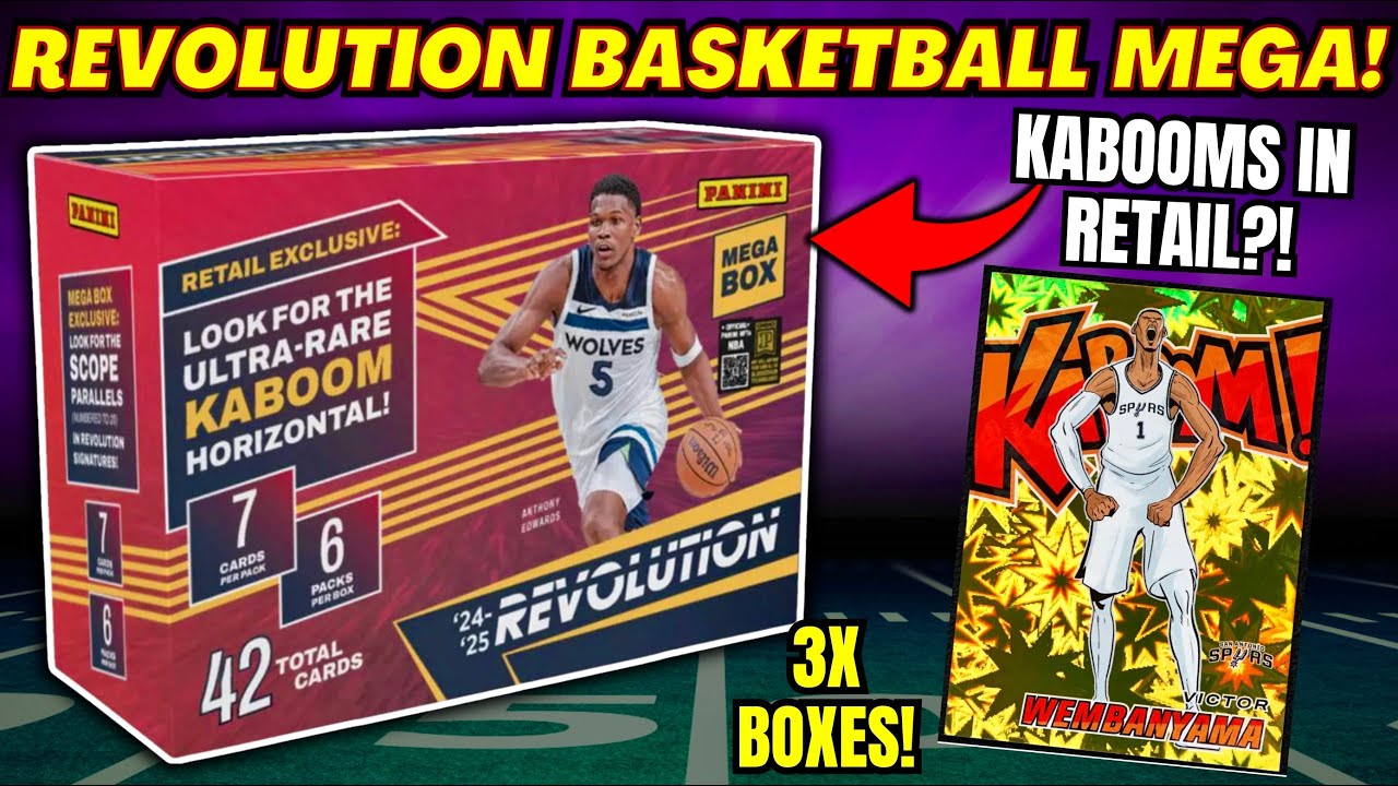 *KABOOMS IN RETAIL?!🤯 2024 REVOLUTION BASKETBALL MEGA BOX REVIEW!🏀