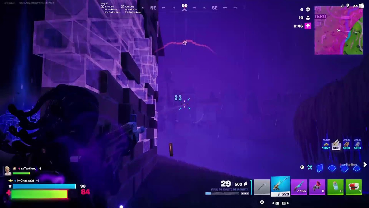 🔴¡JUGANDO FORTNITE CON UNA SILUETA! - ImChaza