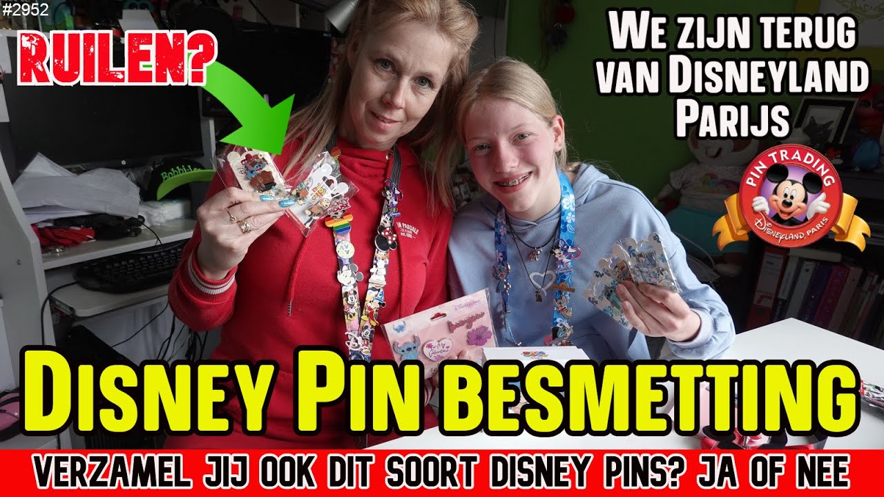 Wat heb ik GEKOCHT in DISNEYLAND Parijs. In ieder geval PINS van DISNEY. Die ga ik nu  SPAREN #2952