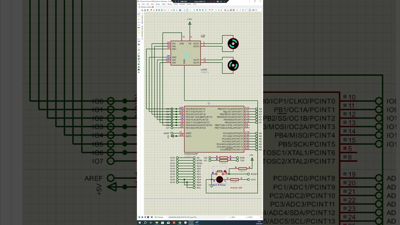 Подключение двух моторчиков к Arduino (L293D) #arduino #arduinoproject #топ #automobile #тест