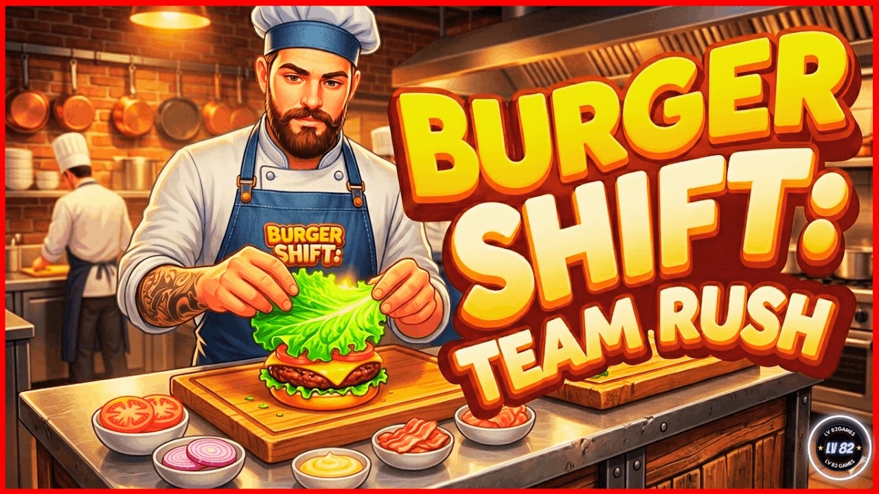 O SEGREDO DO ALFACE NO LANCHE AGORA! | BURGER SHIFT: TEAM RUSH 🍔 #burgershift #simulationgames
