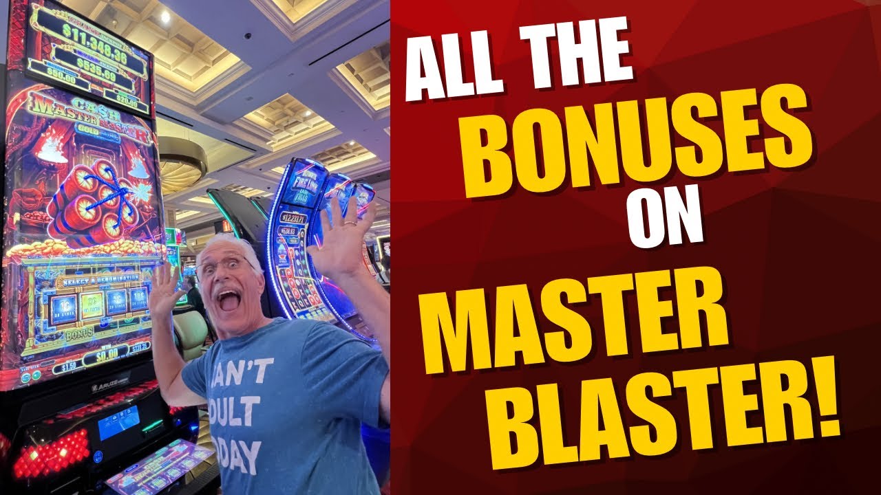 ALL THE BONUSES: on Master Blaster! This game just kept giving and giving!  @hardrocktampa