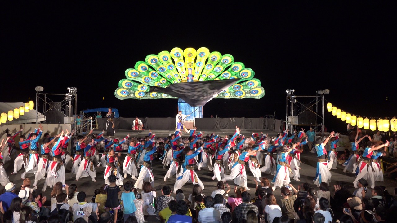 ダンスチーム凛②[鋼道-HADOU-]20170722_2017きほく燈籠祭[4K]