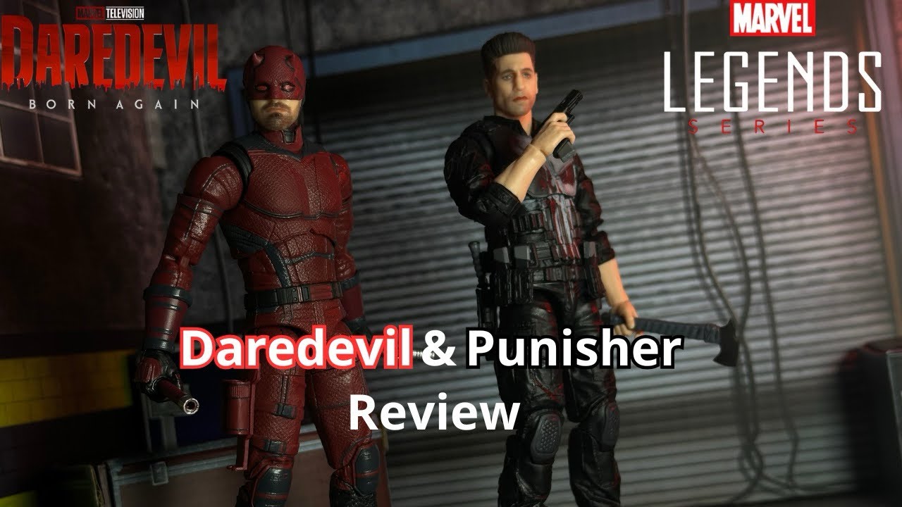Marvel legends Daredevil & Punisher review 