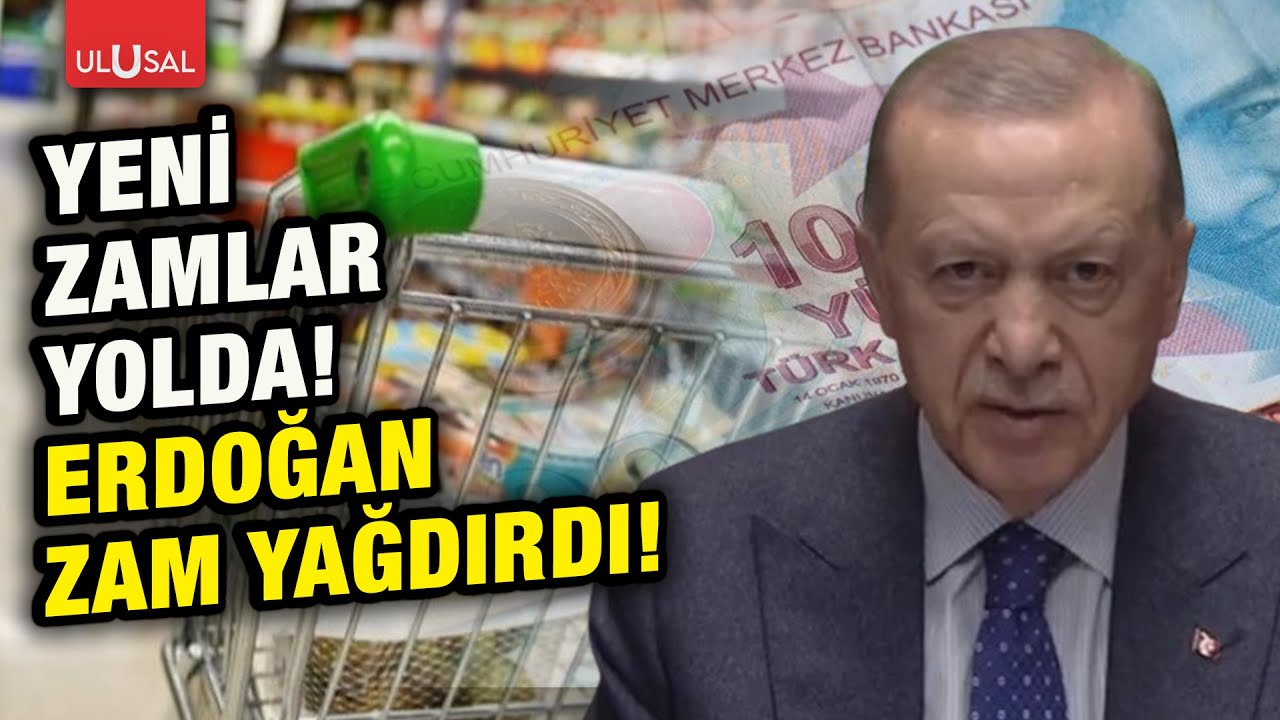 Erdoğan faturayı vatandaşa kesti zam yağdırdı! Yeni zamlar yolda!
