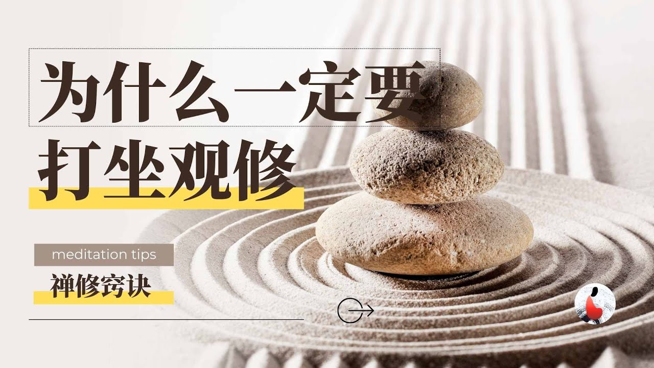 为什么一定要打坐观修？#打坐 #禅修 #仁泽法师 #佛法