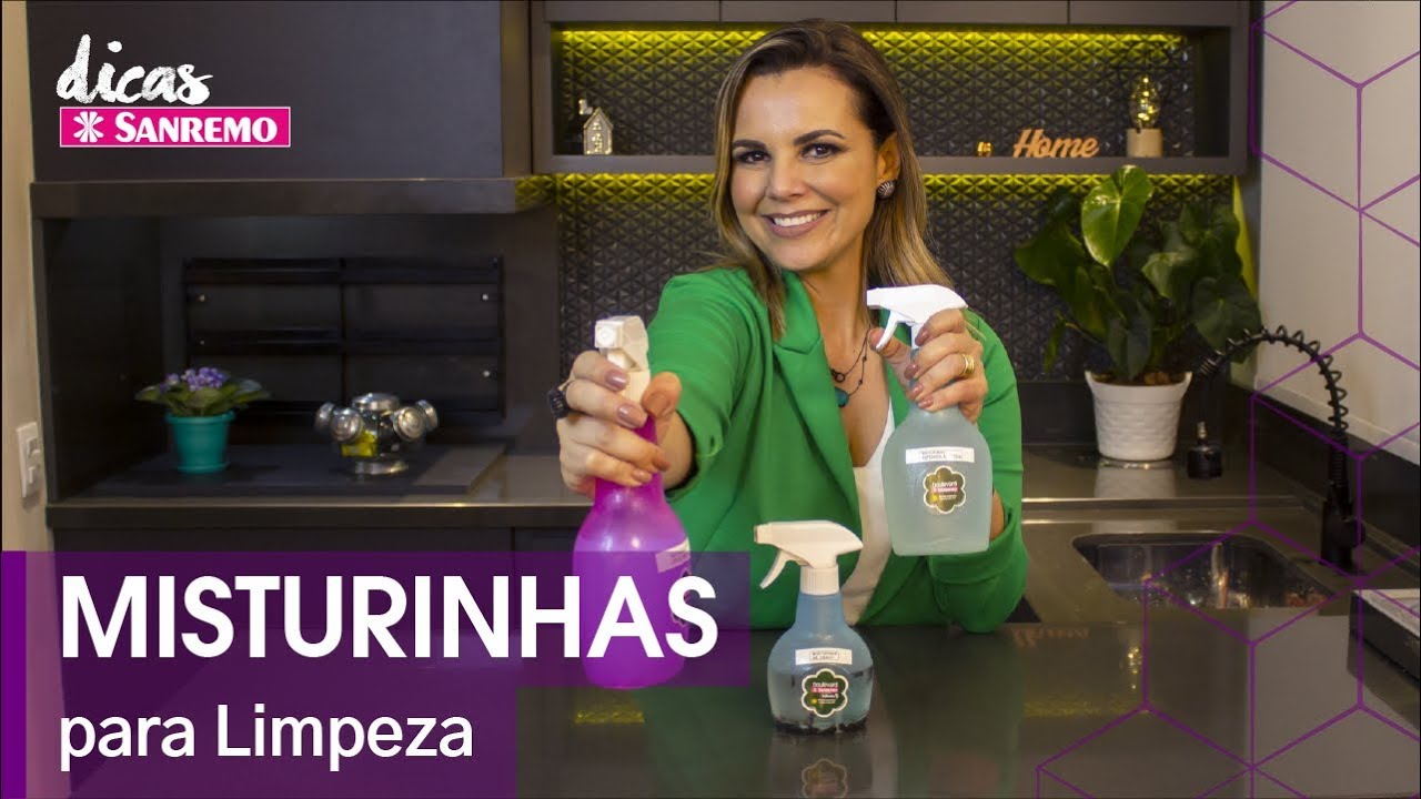 Misturinhas Caseiras para Limpeza | Dicas Sanremo