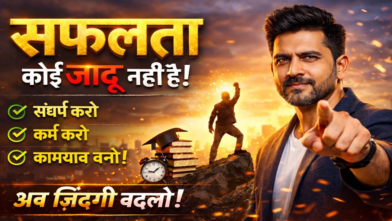 सफलता कोई जादू नहीं है | Success Motivation in Hindi | Life Changing Speech