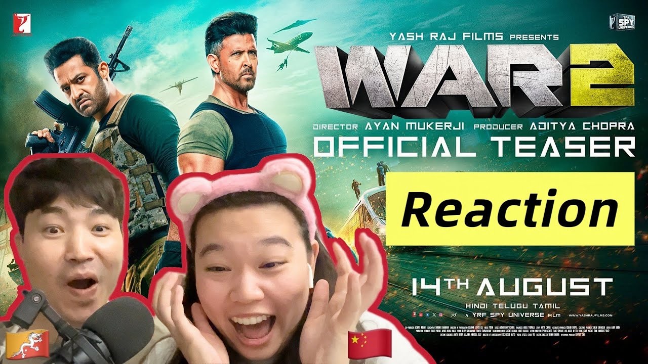 WAR 2 Teaser Reaction | Hrithik Roshan | Jr NTR |  Kiara Advani | we are back with war 2  teaser 😂