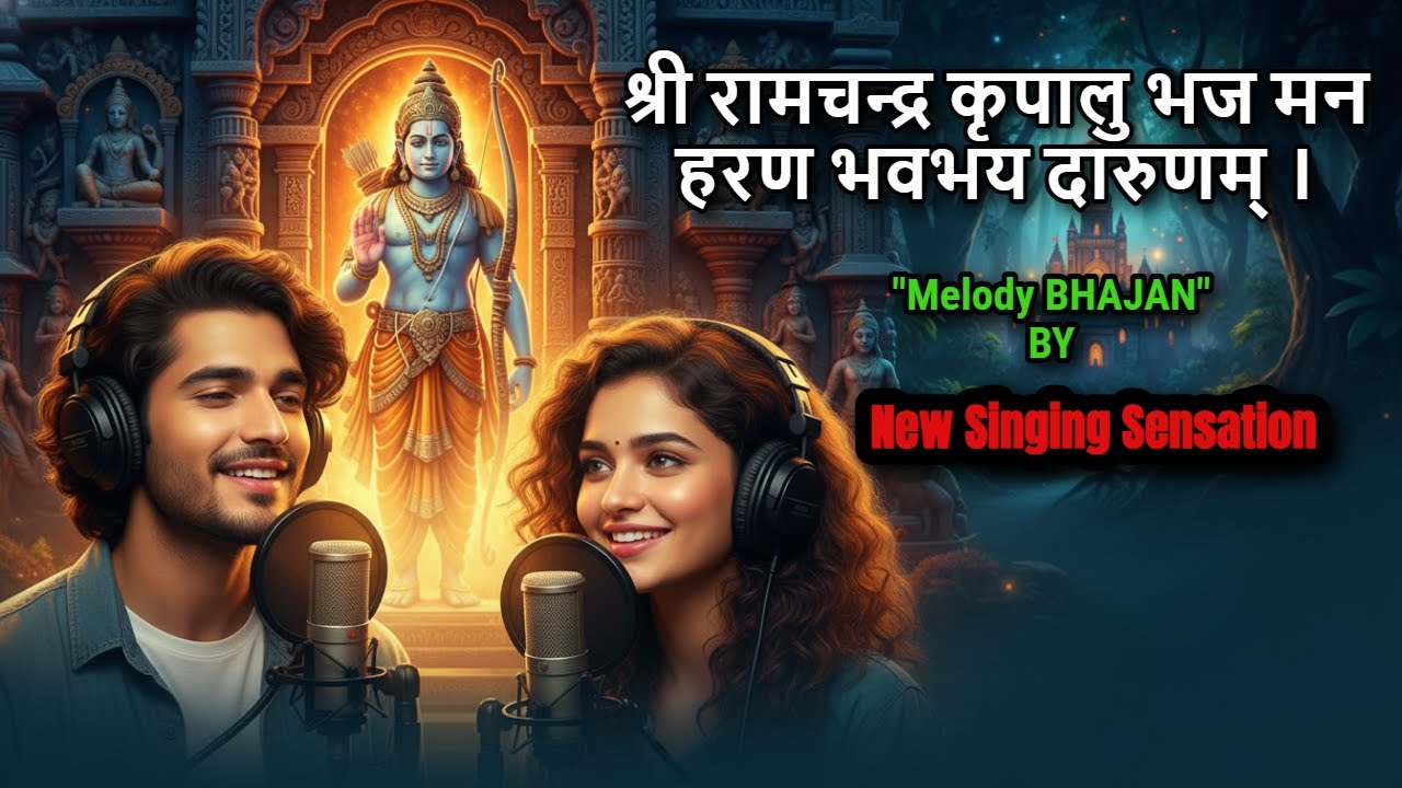 श्री रामचन्द्र कृपालु भजमन हरण भवभय दारुणम् । Shree Ram Chandra Kripalu Bhajaman Melody Bhajan