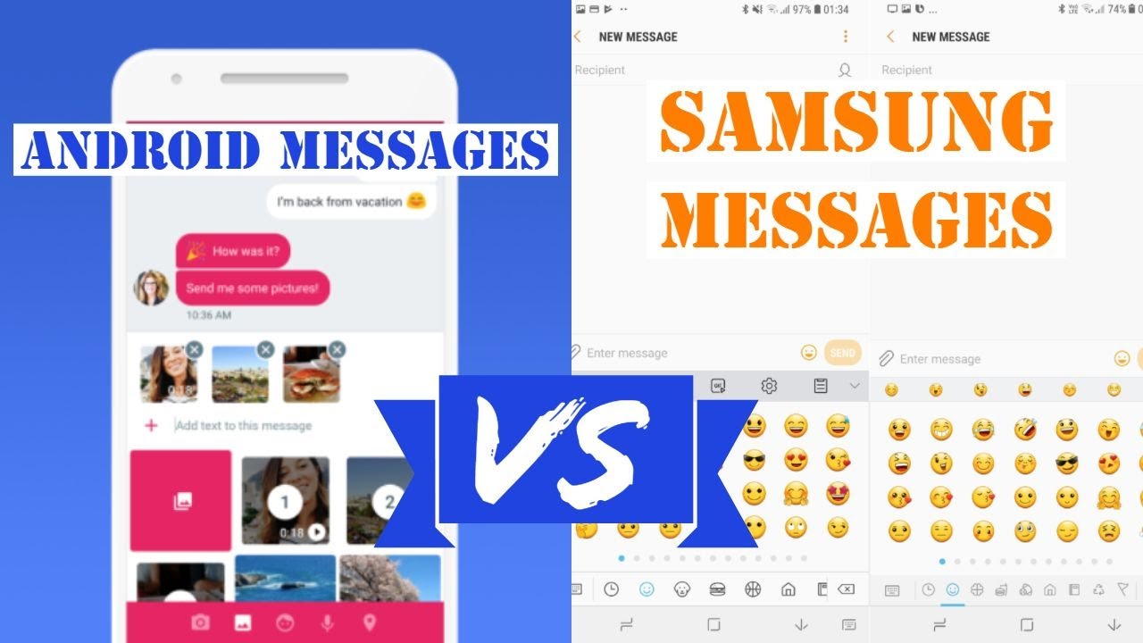 Android Messages vs Samsung Messages (RCS)