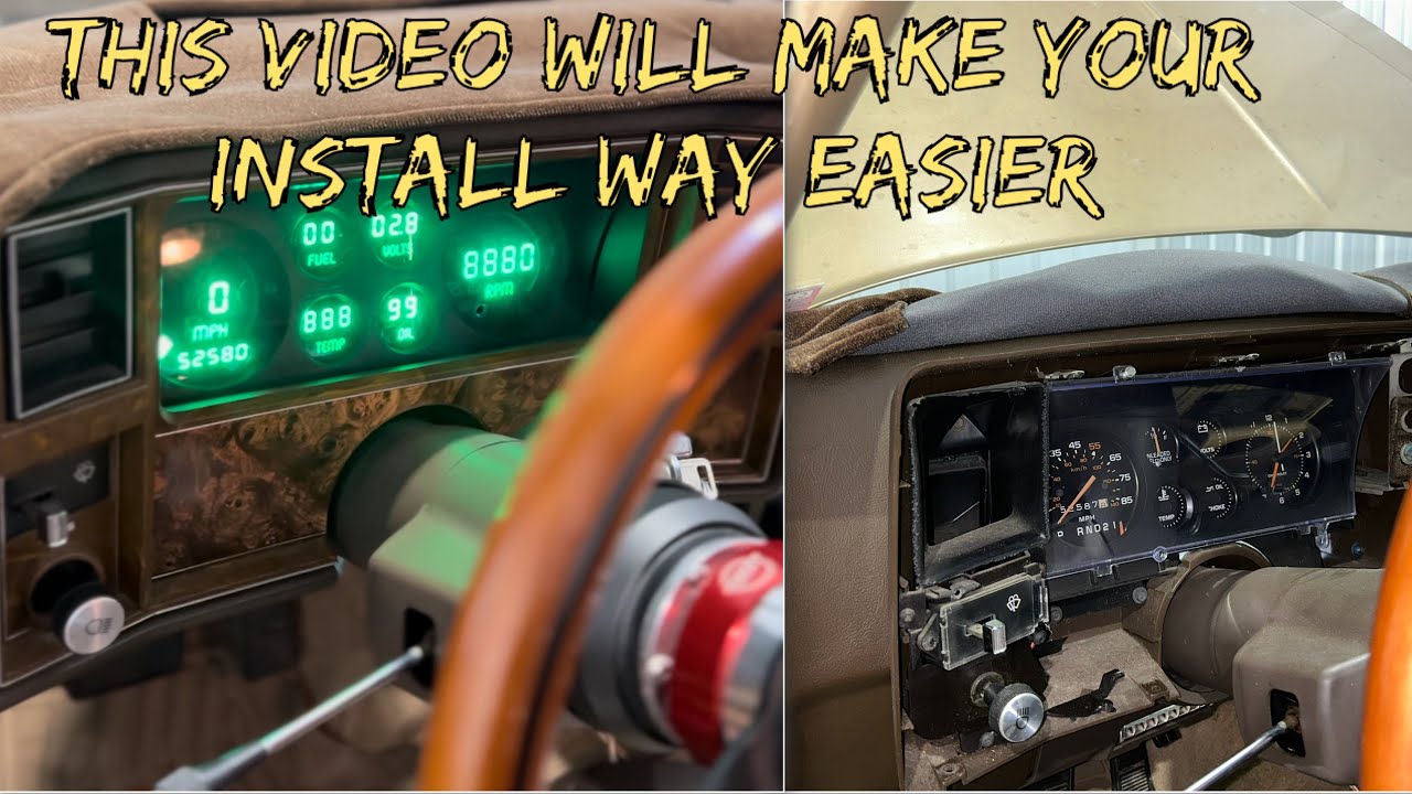 Installing a Intellitronix Digital dash (G-body How To 1978-1988)