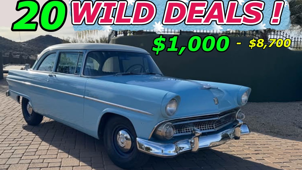 20 Affordable Classic Cars Just Listed on Facebook Marketplace – $1K to $8.7K Deals!