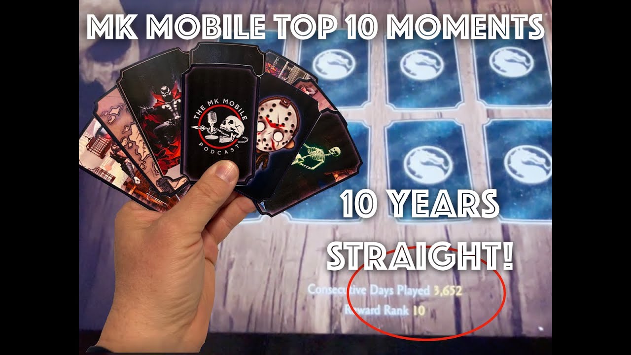 3652 days straight of MK Mobile! My top 10 moments from the last 10 years.