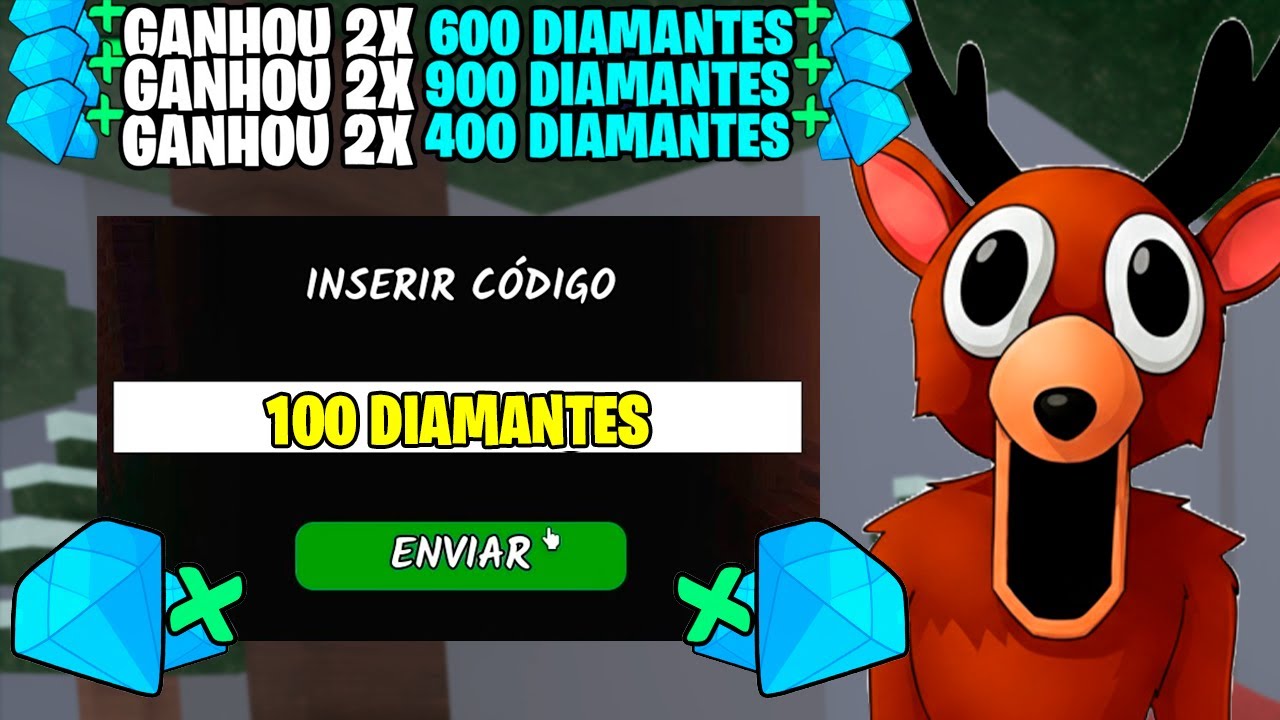 CORRE! 4 NOVOS CÓDIGOS DE 100 DIAMANTES NO 99 NOITES NA FLORESTA!