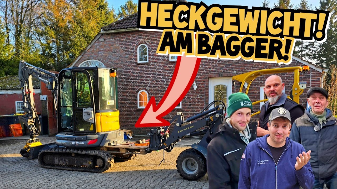 ERSTER SERVICE am BAGGER! | LOHNT sich das HECKGEWICHT? | Eurotrac HE 26-SR | Mr. Moto