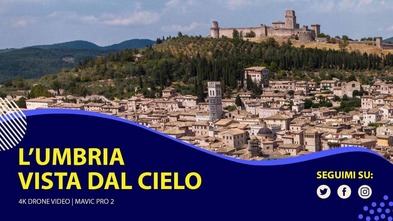Umbria in 4K vista dal cielo  | 4K Drone Video
