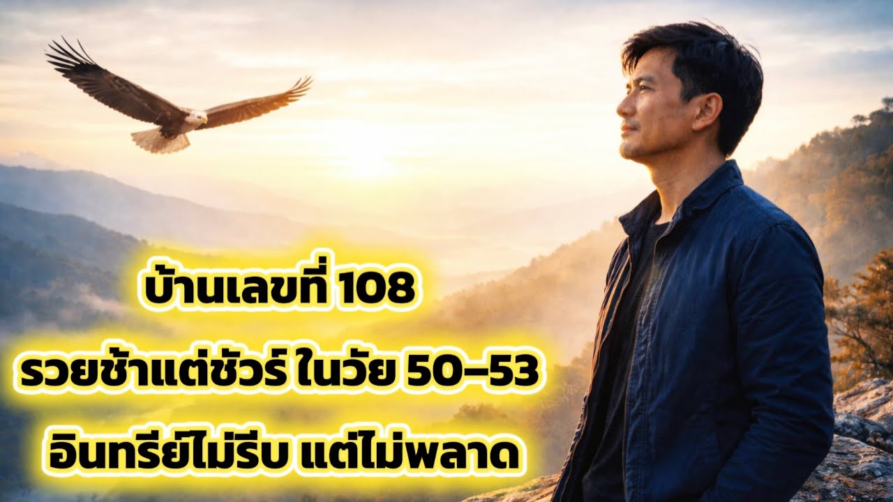 รวยช้าแต่ชัวร์ในวัย 50–53 อินทรีย์ไม่รีบแต่ไม่พลาด