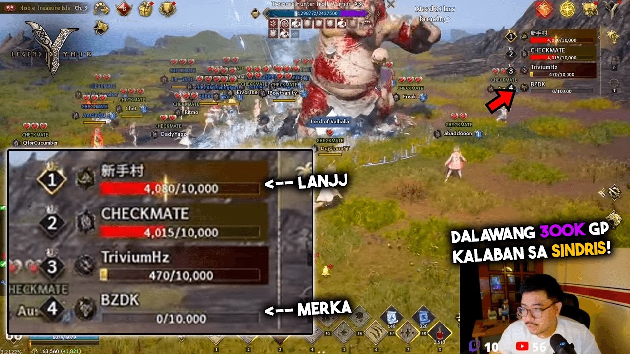 🔴war war war🔴Sindris island pvp content🔴Legend of Ymir