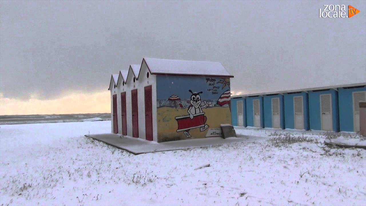Vasto - La nevicata del 17 gennaio 2016