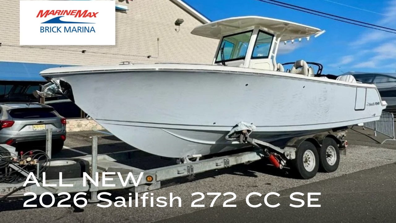 Продается яхта Sailfish 272 CC SE 2026 года выпуска в MarineMax, Брик, Нью-Джерси.