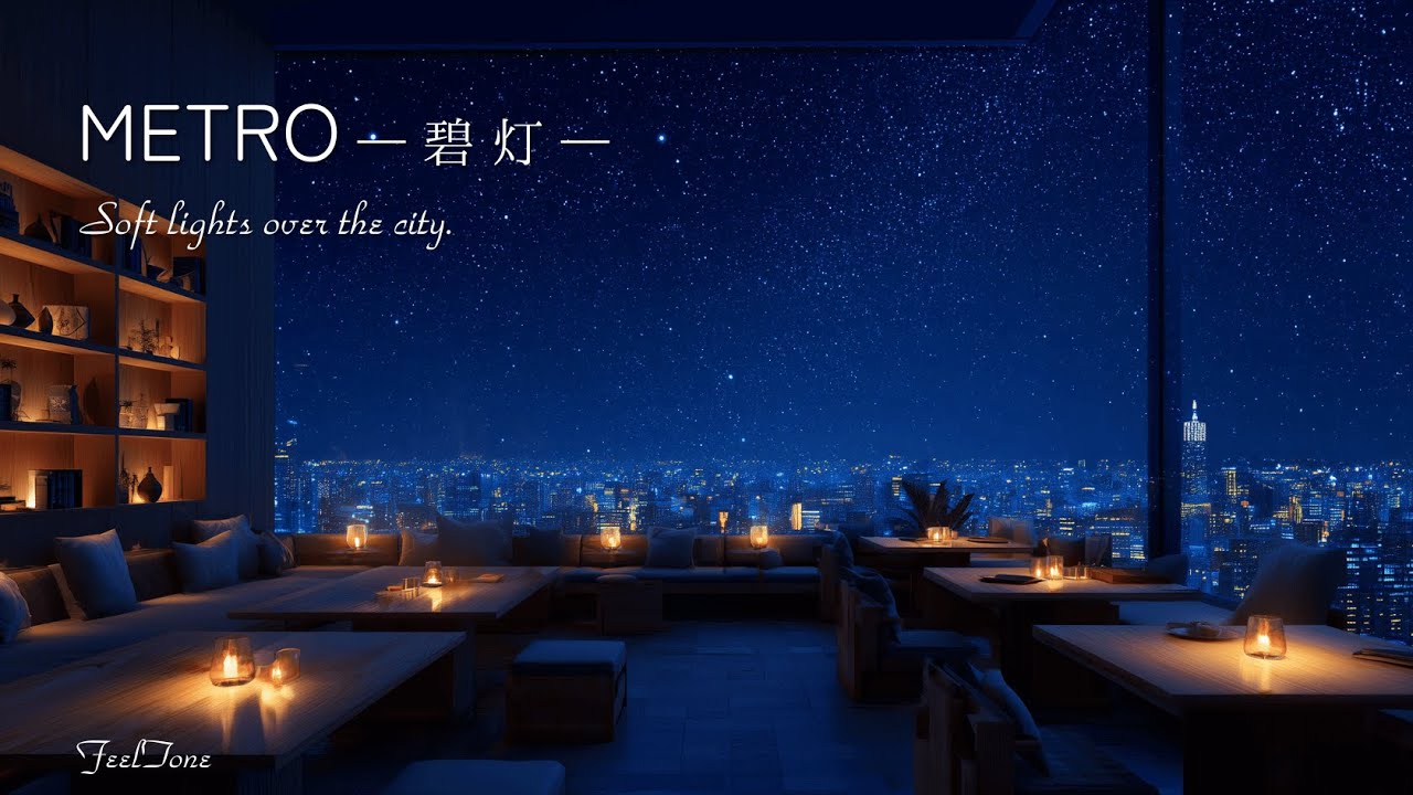 落ち着いて過ごす夜のラウンジピアノBGM｜METRO – 碧灯