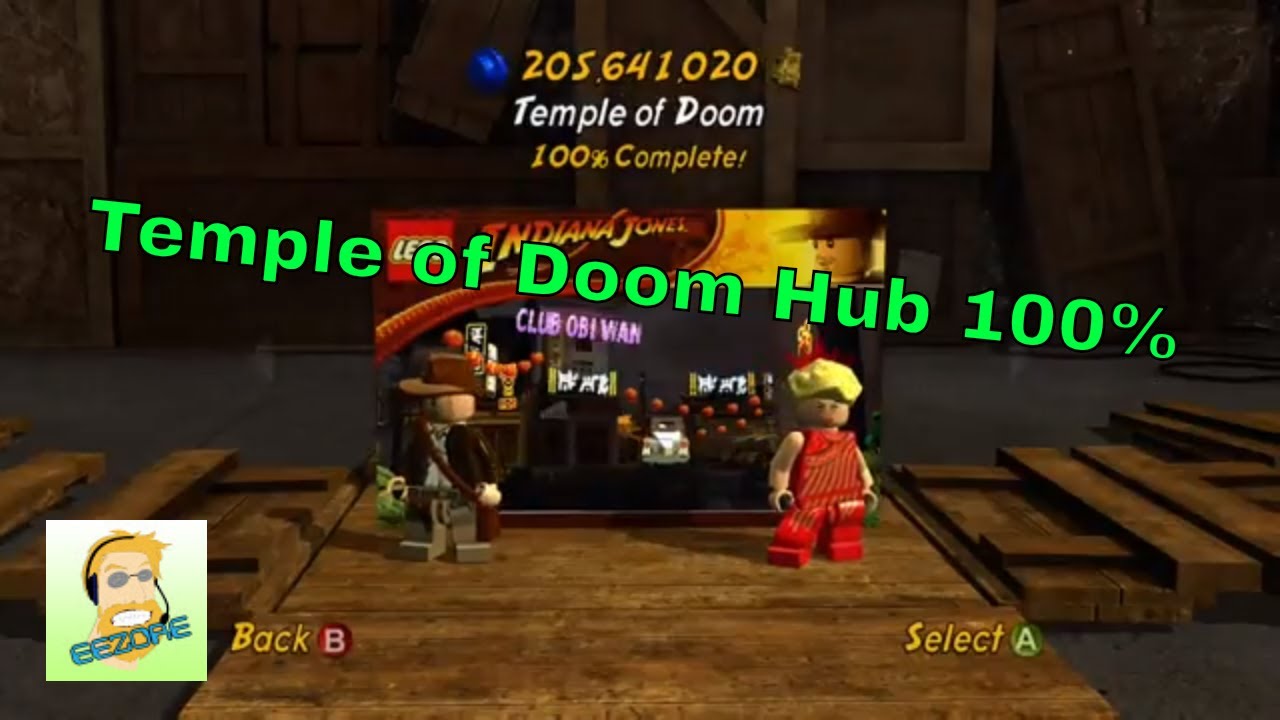 Lego Indiana Jones 2: Temple of Doom Hub 100%