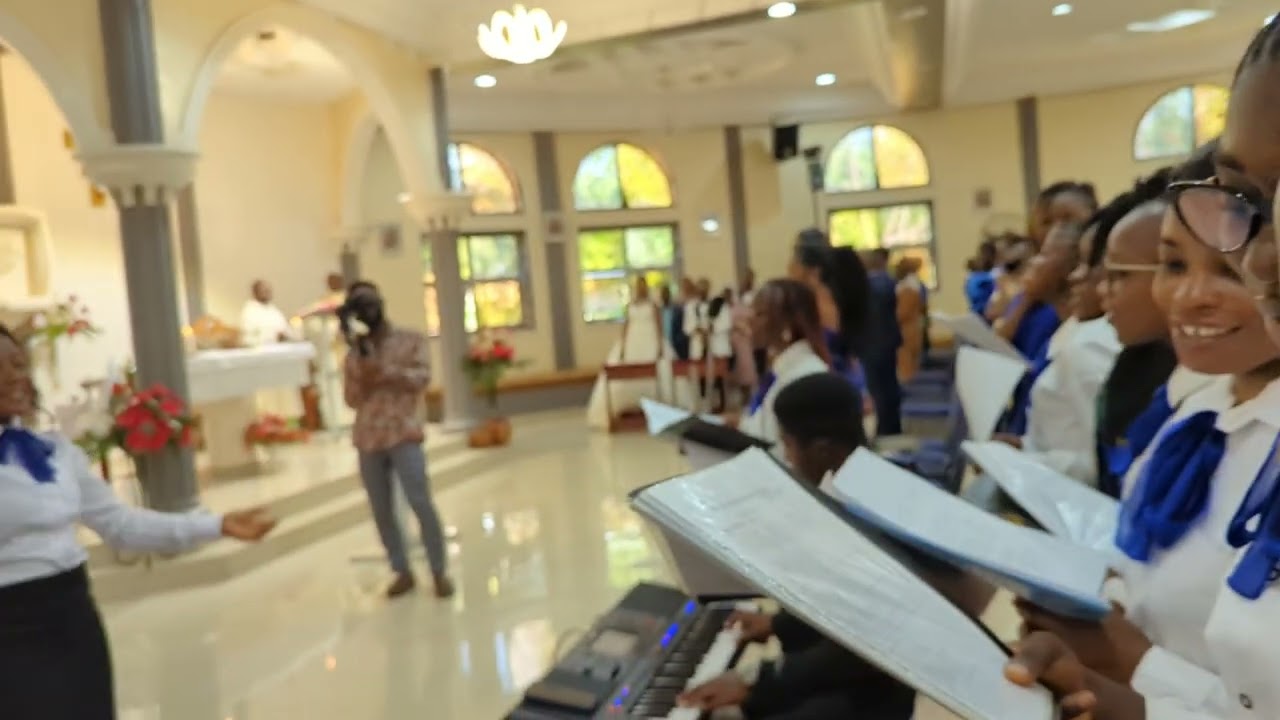 Mass of Immaculate conception kyrie rendered by SAPS~C Bambili