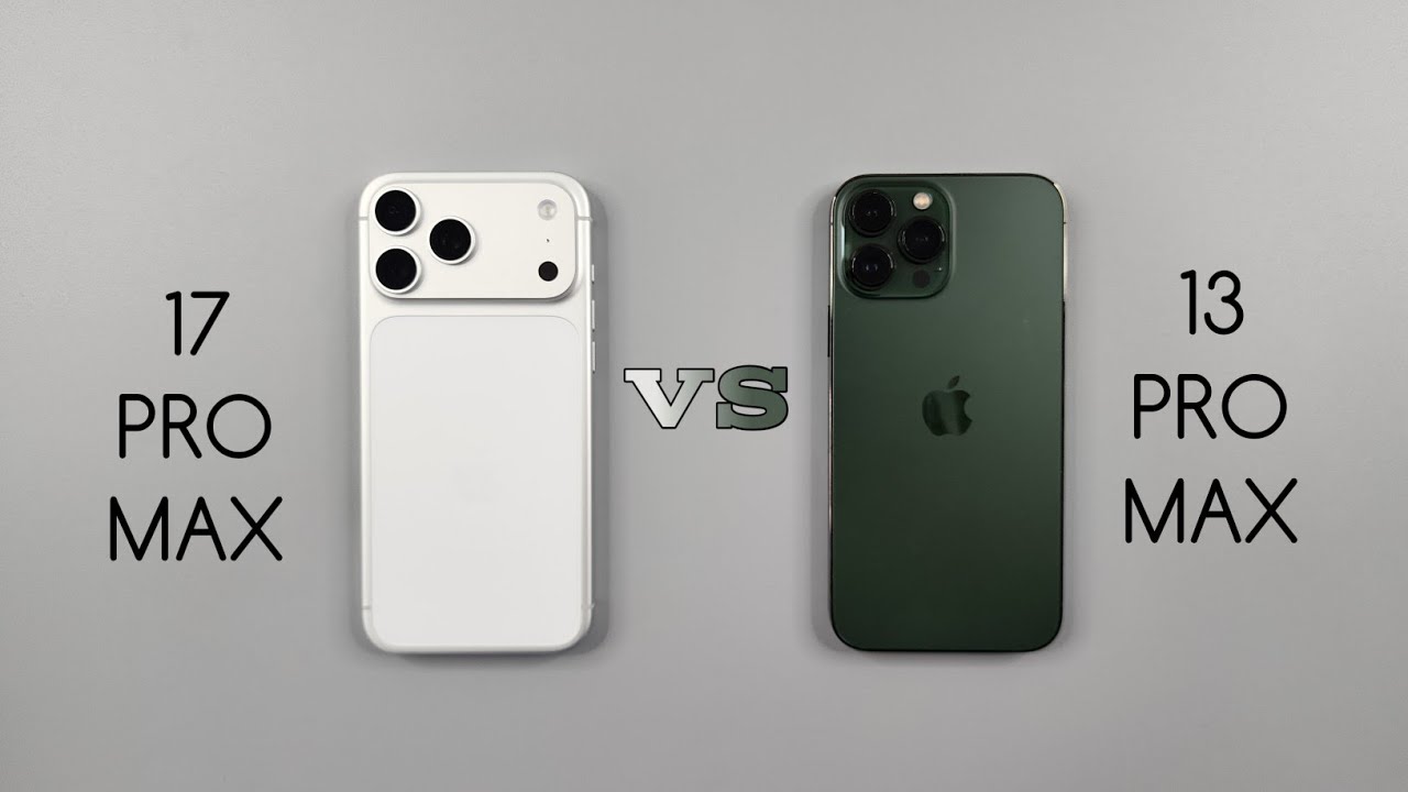 iPhone 17 Pro Max vs 13 Pro Max Speed Test & Camera Comparison 