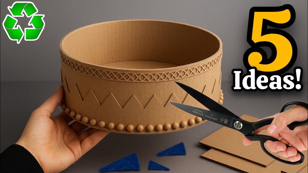 Transforming Cardboard & Fabric Scraps ♻️😱 5 GENIUS Recycling Ideas That Will Amaze You!