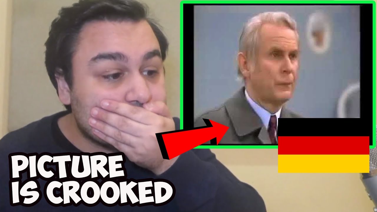 British Reaction To Loriot - Das Bild h&auml;ngt schied (The picture is crooked) - German Comedy
