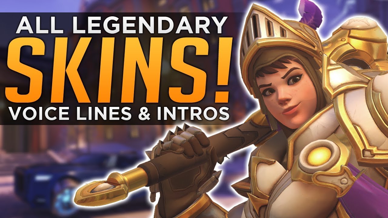 Overwatch: ALL Brigitte SKINS, Voice Lines & Highlight Intros!