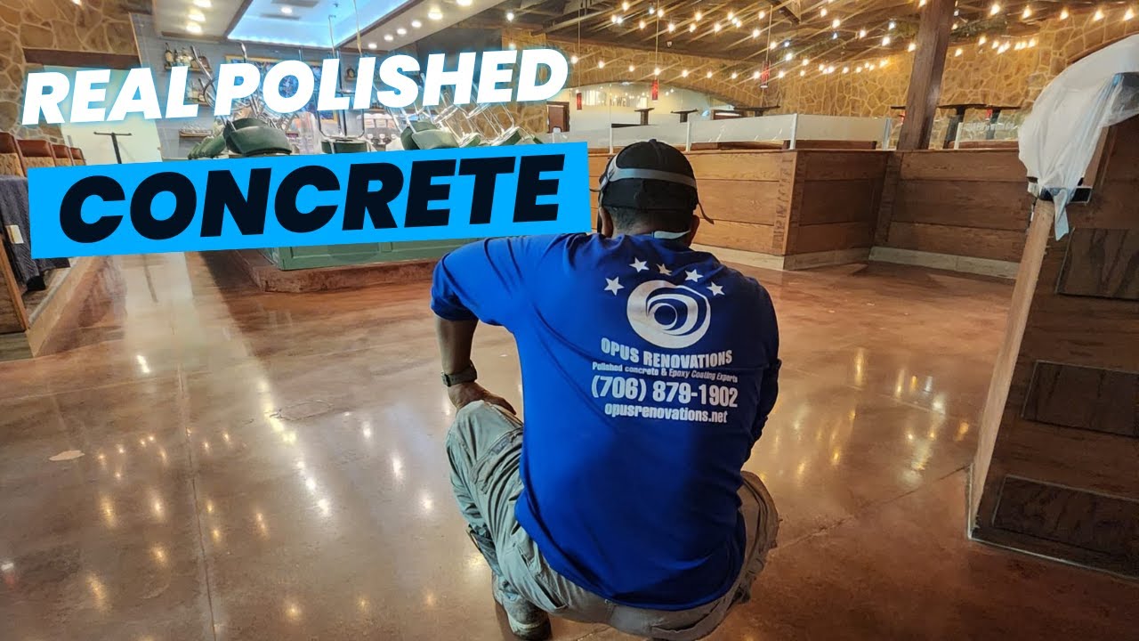 🚀How We Transform Raw Concrete into High-Gloss Floors | Professional 18-Step Polishing Process🔥