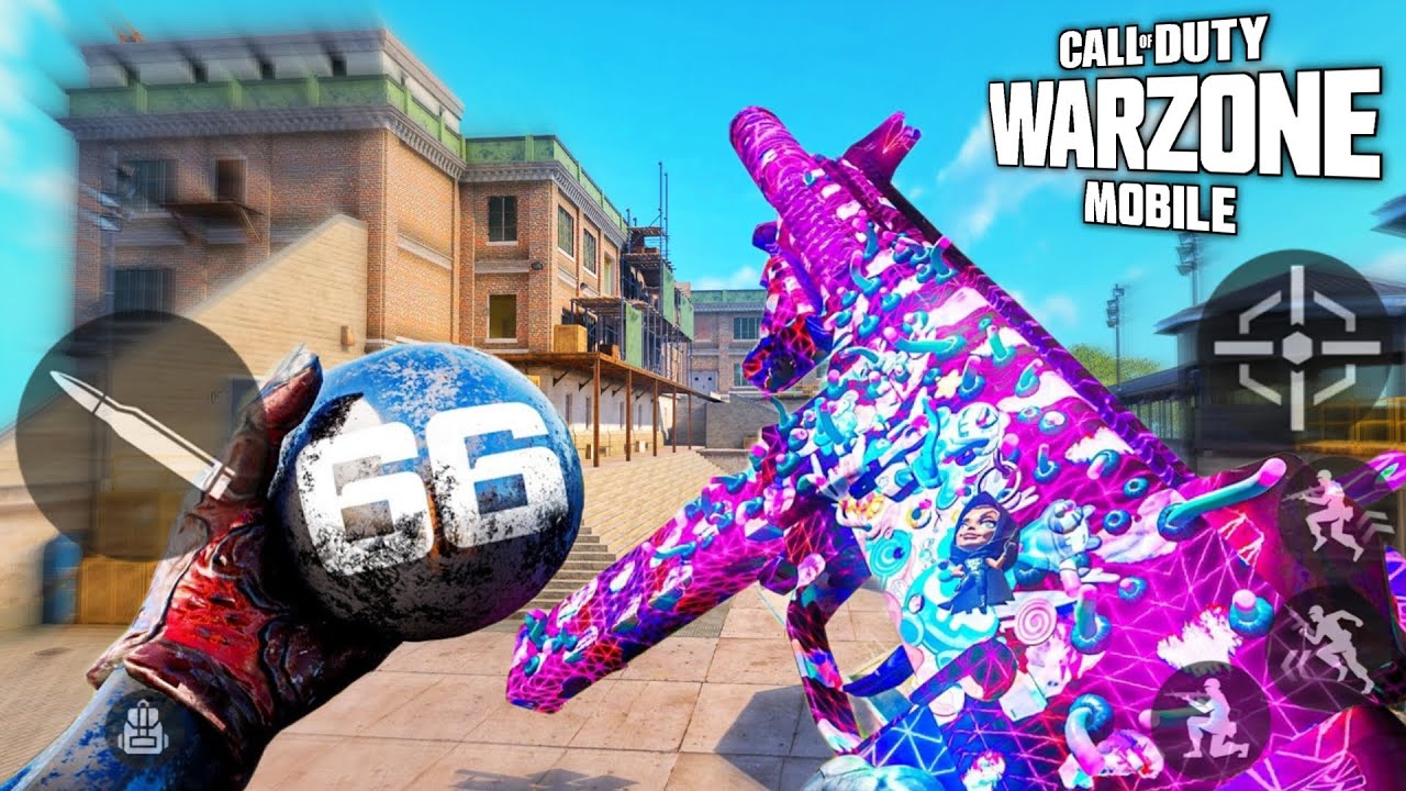WARZONE MOBILE USING MOVEMENT VS SQUADS ON REBIRTH ISLAND